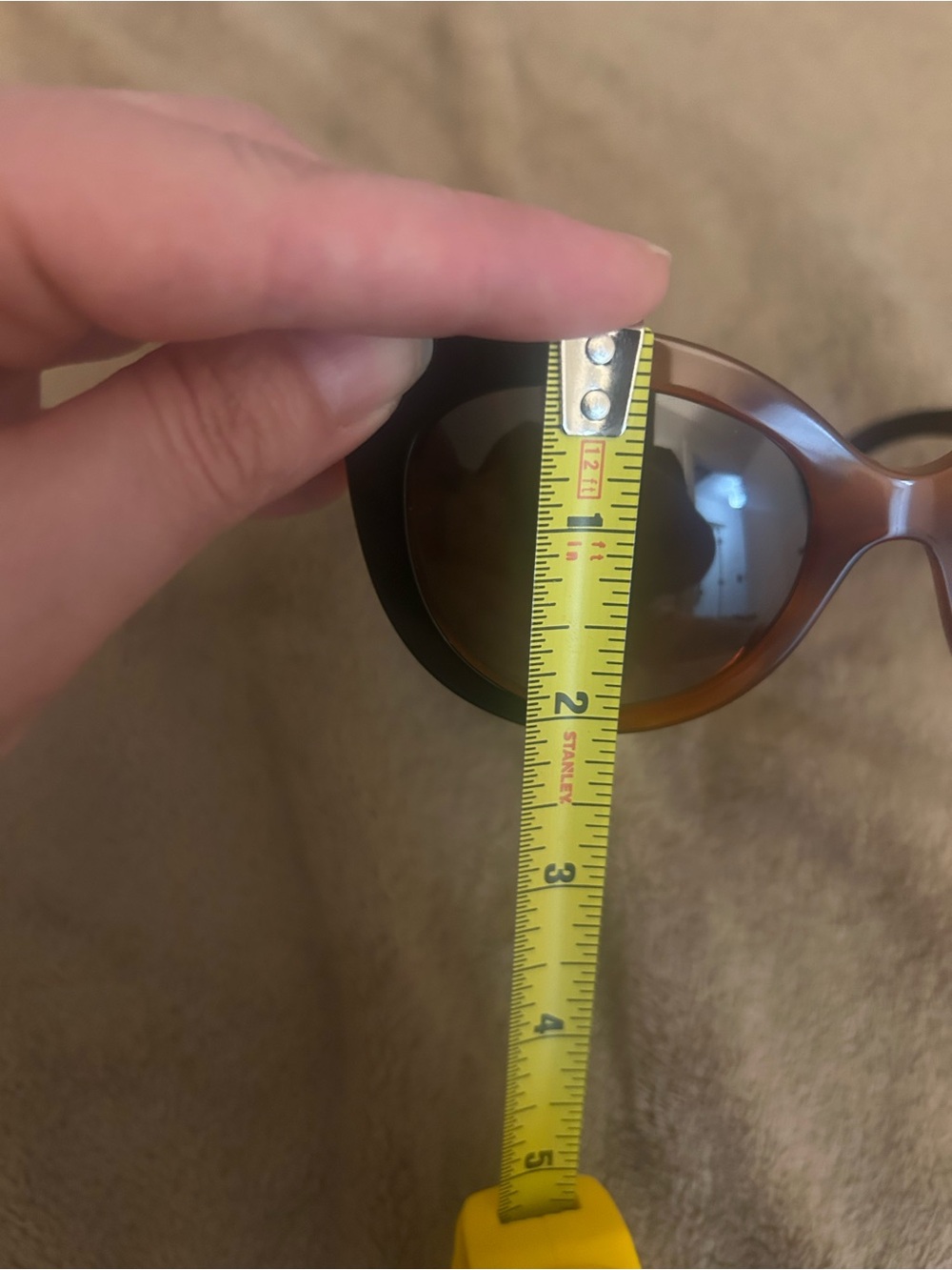 Burberry Women's Sunglasses - Black and Tan - Picture 4 of 4